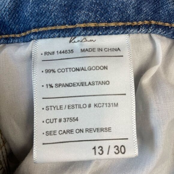Kancan Distressed Denim Jeans Size 13/30 EUC - Picture 8 of 8